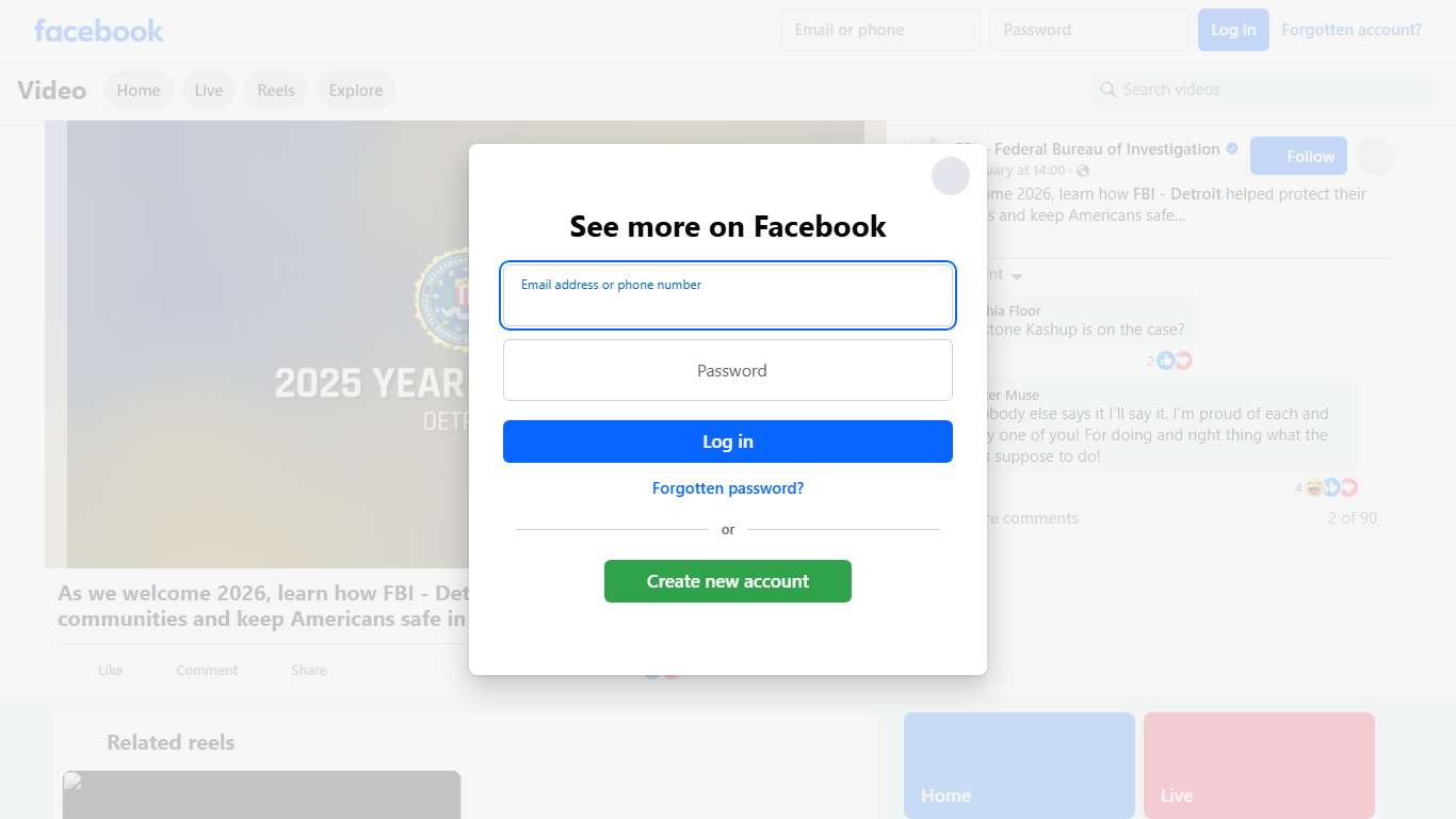 As we welcome 2026, learn how FBI - Detroit helped protect their communities and keep Americans safe in 2025. "FBI Detroit Field Office Reports 2025 Public Safety and National Security Results in PSA video." | FBI – Federal Bureau of Investigation | Facebook